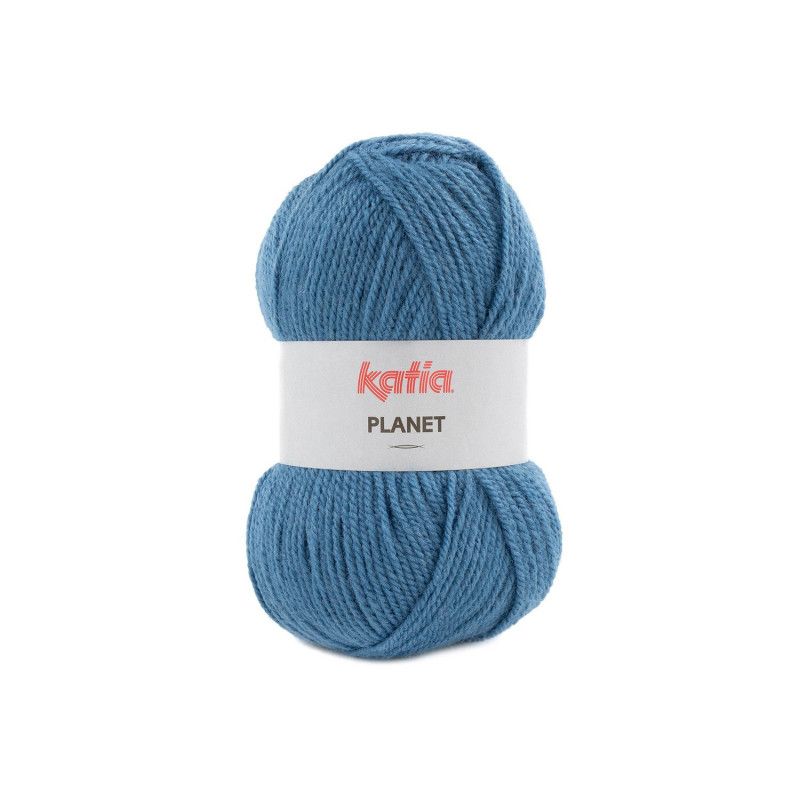 Lana Hilo Katia Planet 4014 Azul Verdoso 4014 Tejer Acrílico