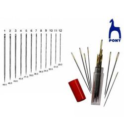 Agujas Coser Tubo Surtido 5/10 Pony