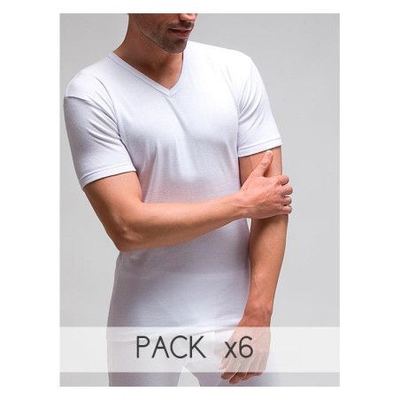 Camisetas Manga Corta Rapife Hombre Interior 750 6 uds