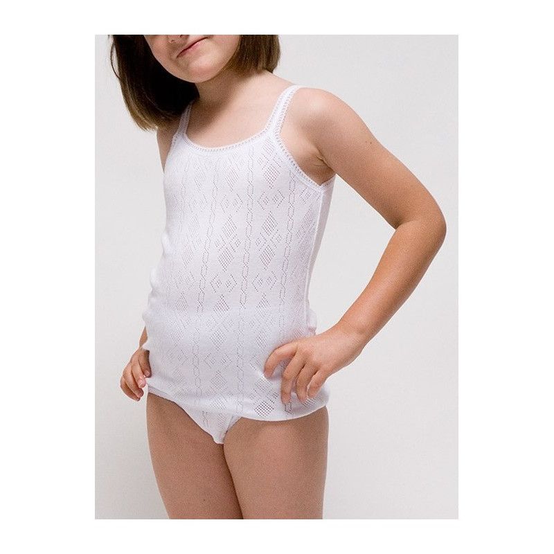 Camiseta Calada Tirante Fino Algodón Rapife 333
