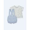 Conjunto Peto con tirantes y camisa - Ropa bebé online