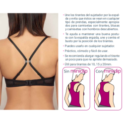 Clip invisible plástico transparente