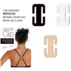 Clip invisible metálico para tirantes sujetador