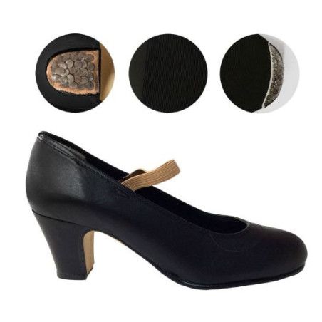 Zapato Tacones de Baile Flamenco Con Clavos