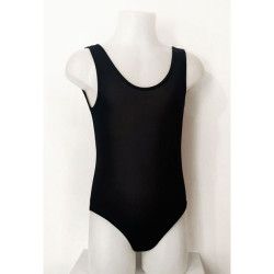 Maillot Niña Tirante Ancho Negro