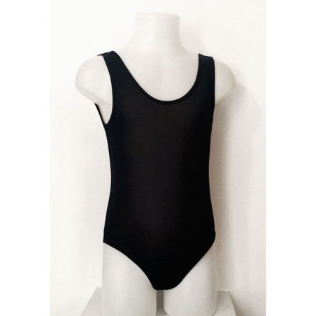 Maillot Niña Tirante Ancho Negro