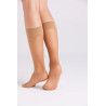 Pack 2 pares de medias largas puño antipresión 15 denier