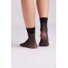 Pack 2 medias tobillera 15 denier negro