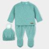 Conjunto bebé dos piezas y gorro