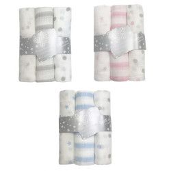 Pack de 3 Muselina Gasas Bebé Estampado