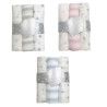 Pack de 3 Muselina Gasas Bebé Estampado