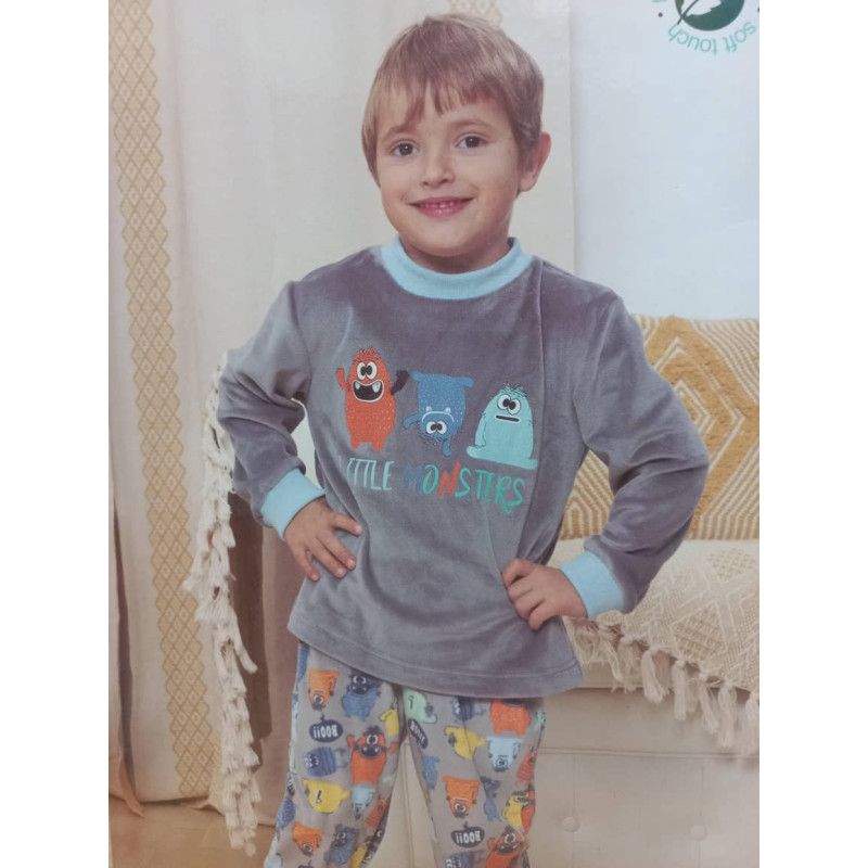 Pijama niño 3 años terciopelo