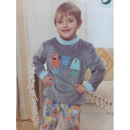 Pijama niño 3 años terciopelo