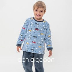 Pijama niño 2 años Peluche Estampado