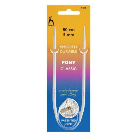 Aguja Circular Pony 80cm