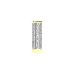 Hilo de coser Plateado Gütermann 50m