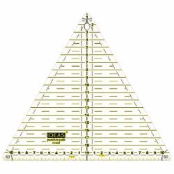 Regla Patchwork Triangular 20 cm IDEAS