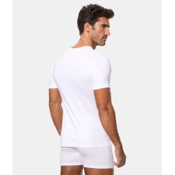 Pack 6 Camisetas interior manga corta cuello V hombre algodón 508 Abanderado