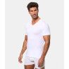 Pack 6 Camisetas interior manga corta cuello V hombre algodón 508 Abanderado