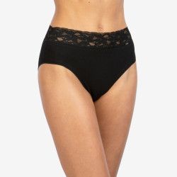 Caja 6 Bragas Avet midi algodón encaje ancho 32700