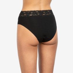 Caja 6 Bragas Avet midi algodón encaje ancho 32700