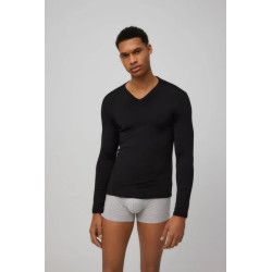 Camiseta interior térmica manga larga cuello pico 70101