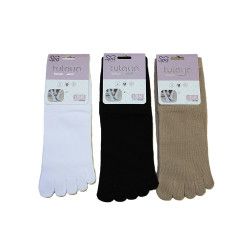 Pack 3 calcetines con dedos talla 35-40