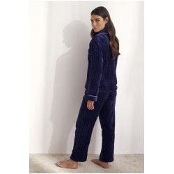 Pijama Camisero Polar P3876 Talla XXL