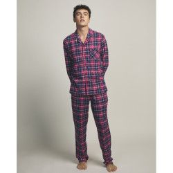 Pijama Selmark Camisero Franela Hombre P7286 Talla XXL