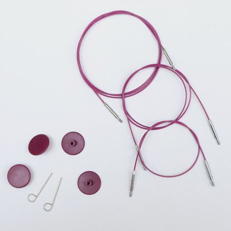 Cable para Agujas Circulares Swivel 360º de la marca KnitPro