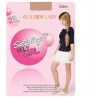 Vely Girl Media panty transparente 2 pares para niña Golden Lady