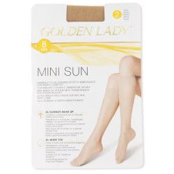 Mini Sun Calcetín Media Golden Lady 2 Pares