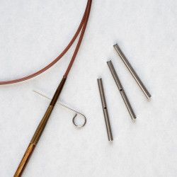 Conectores para cables agujas circulares intercambiables Knitpro