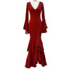 Traje de Flamenca Rojo