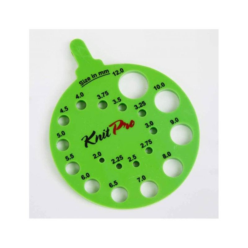 Medidor Calibrador Agujas Punto Knitpro