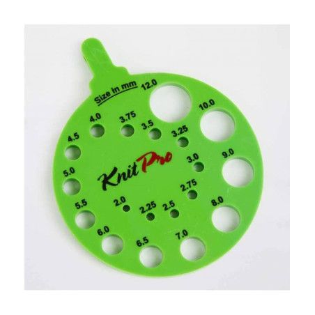 Medidor Calibrador Agujas Punto Knitpro