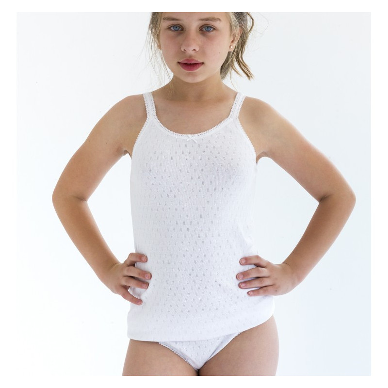 Conjunto calado interior niña