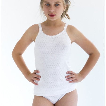Conjunto calado interior niña