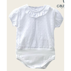 Body Camisa Plumeti Manga Corta 19034 Calamaro