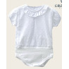 Body Camisa Plumeti Manga Corta 19034 Calamaro