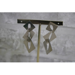Pendientes Plateados