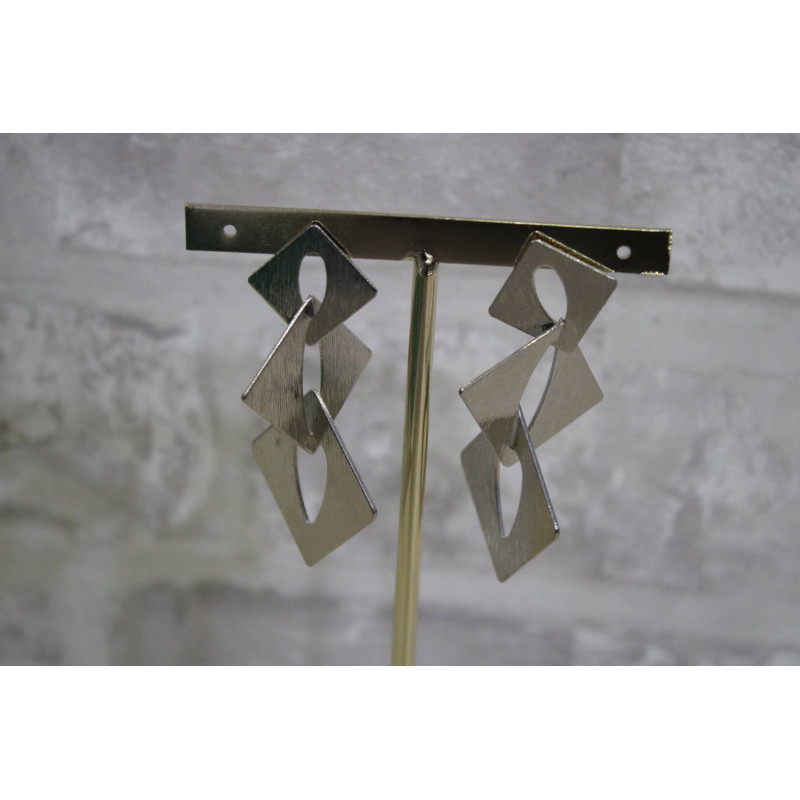 Pendientes Plateados