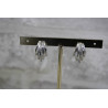 Pendientes plateados