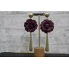 Pendientes Flores Lágrima Flamenca