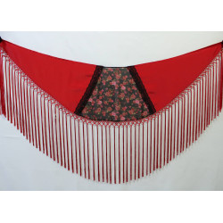 Mantoncillo Flamenca Rojo