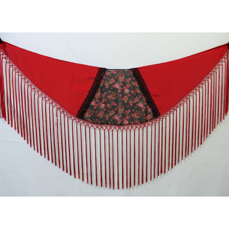 Mantoncillo Flamenca Rojo