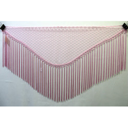 Mantoncillo Flamenca Plumeti Rosa