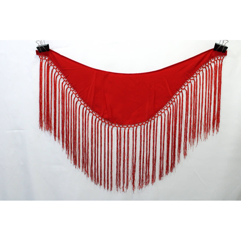 Mantoncillo Flamenca Rojo Niña