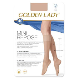 Mini Media Golden lady 40DEN Efecto Descanso