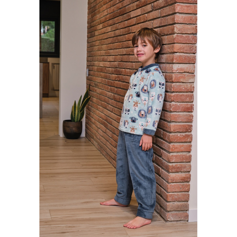 Pijama Manga Larga Niño Coralina